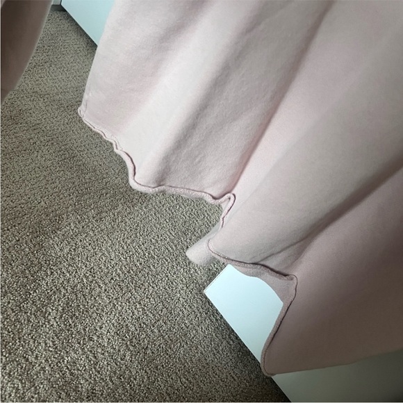 Abercrombie & Fitch Light Pink cropped hood sweatshirt - Picture 3 of 5